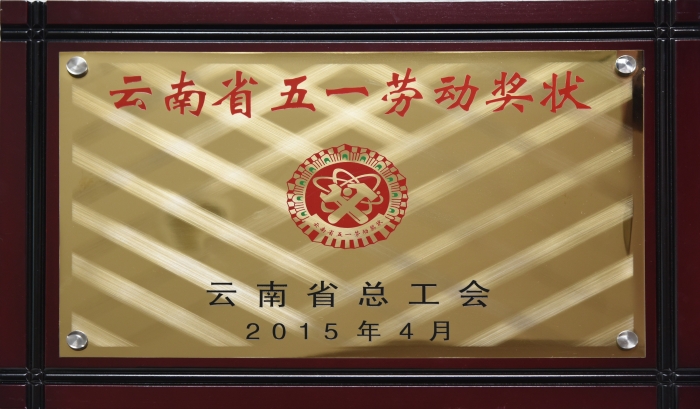 云南省五一劳动奖状—奖牌